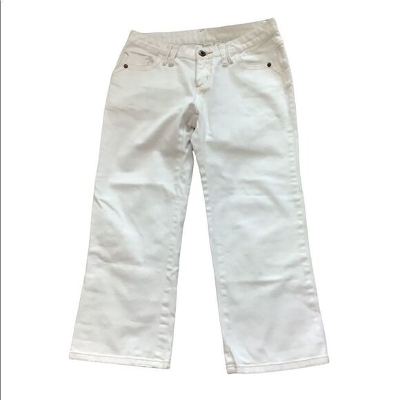 Prana Capri Jeans in White - Picture 1 of 6